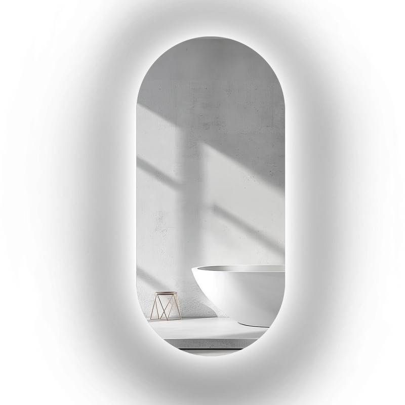 Ovale spiegel met verlichting - NIKO LED