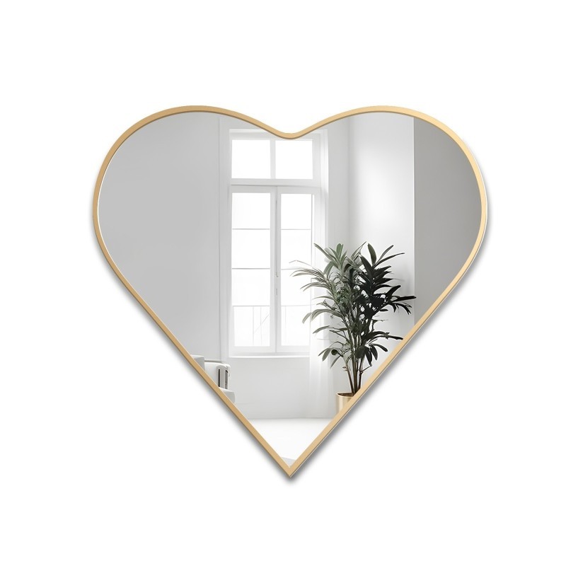 Spiegel in MDF lijst - HEART - lijstkleur naar keuze
