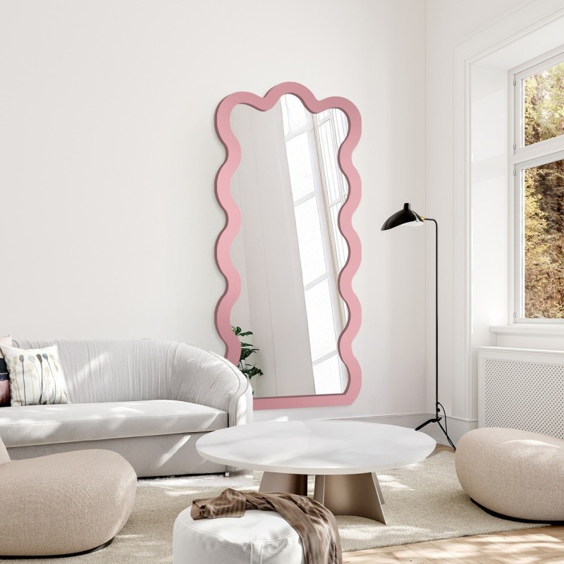 Onregelmatige spiegel in mdf lijst - BLOBS WAVE