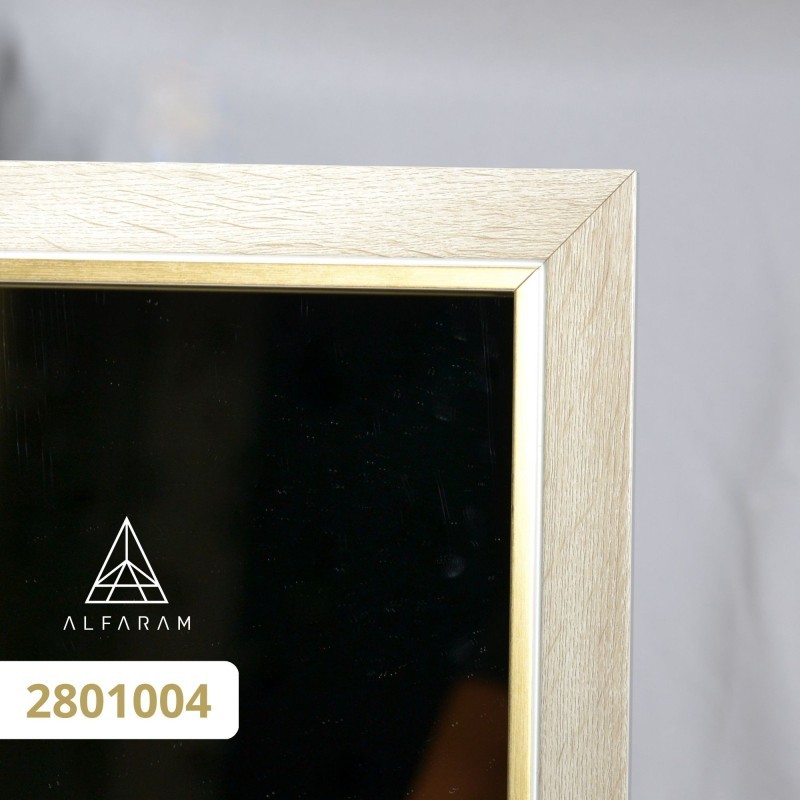 Staande garderobespiegel in elegante houten lijst - 2801 - lijstkleur naar keuze
