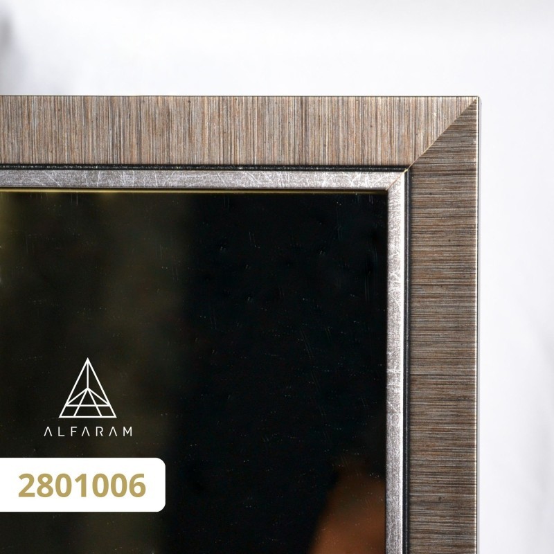 Staande garderobespiegel in elegante houten lijst - 2801 - lijstkleur naar keuze