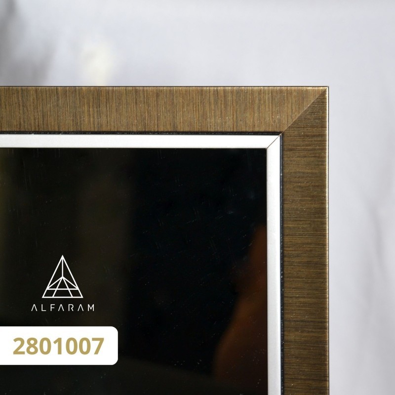 Staande garderobespiegel in elegante houten lijst - 2801 - lijstkleur naar keuze