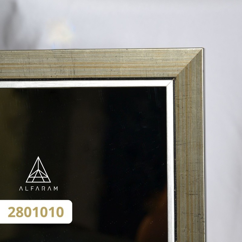 Staande garderobespiegel in elegante houten lijst - 2801 - lijstkleur naar keuze