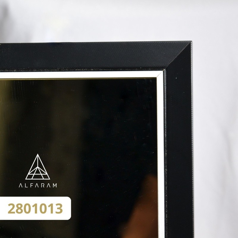 Staande garderobespiegel in elegante houten lijst - 2801 - lijstkleur naar keuze