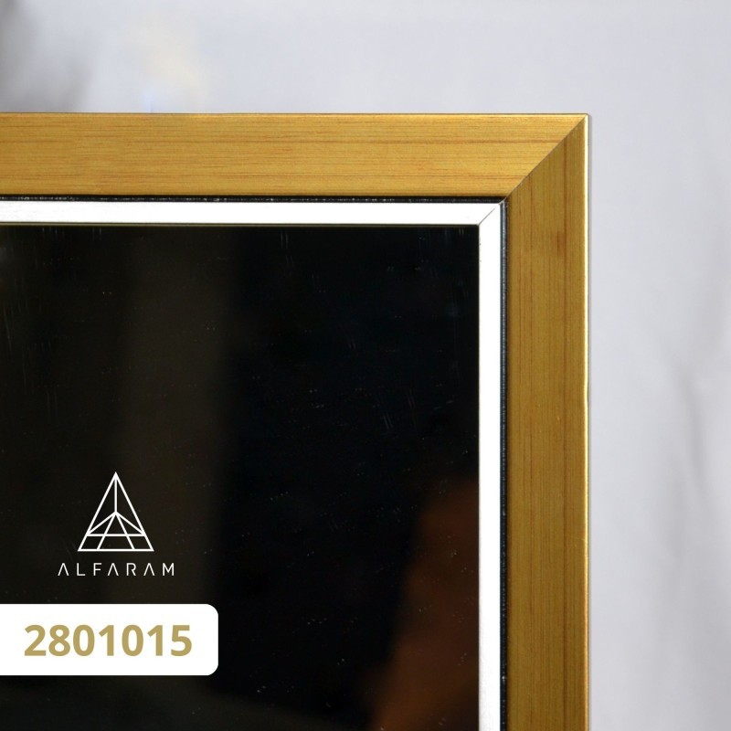 Staande garderobespiegel in elegante houten lijst - 2801 - lijstkleur naar keuze