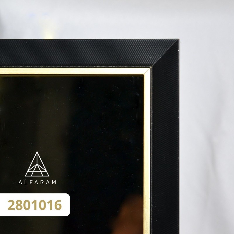 Staande garderobespiegel in elegante houten lijst - 2801 - lijstkleur naar keuze