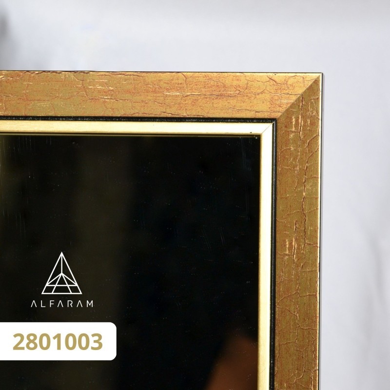 Spiegel in fijne decoratieve houten lijst - 2801 - kleur van de lijst naar keuze