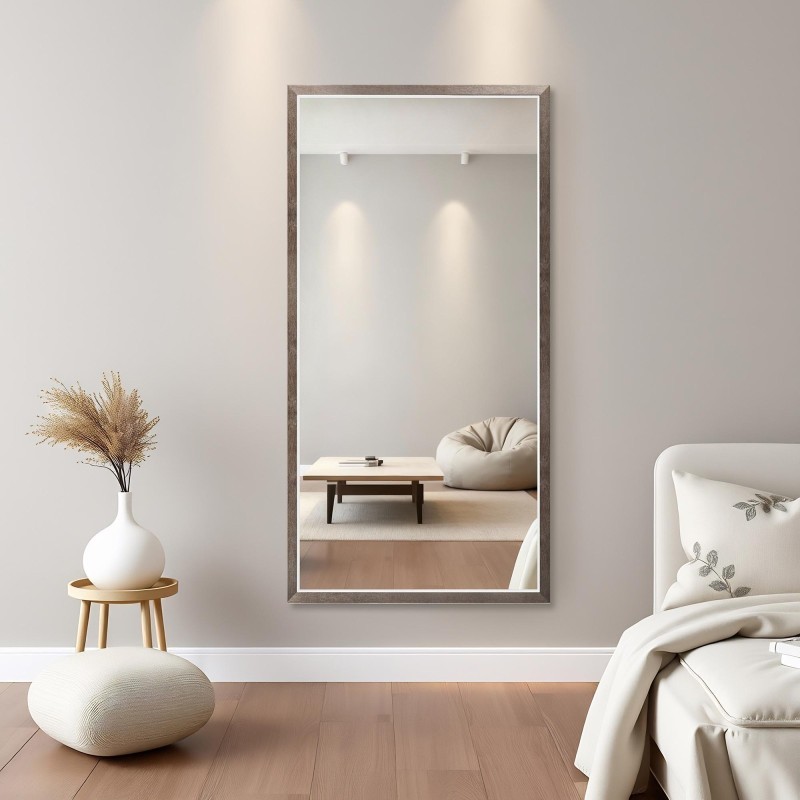 Spiegel in fijne decoratieve houten lijst - 2801 - kleur van de lijst naar keuze