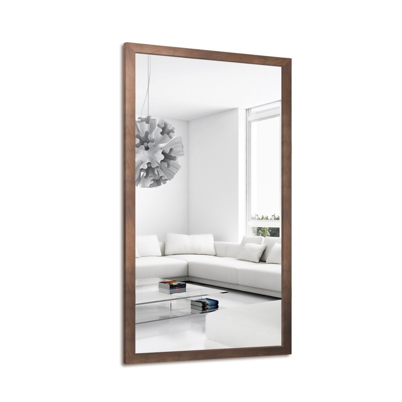 Spiegel met bruine houten lijst – 4505001