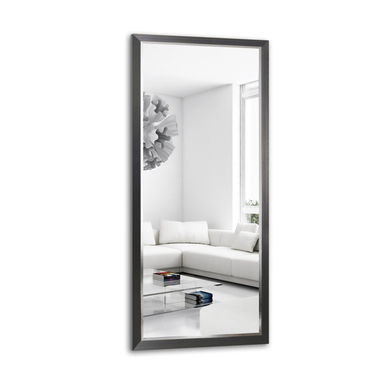 Spiegel in elegante bronzen en zilveren lijst - 5201002