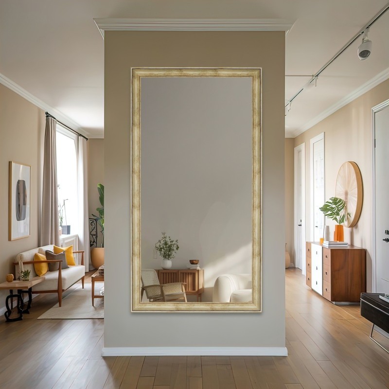 Spiegel met gouden houten lijst – 5401008