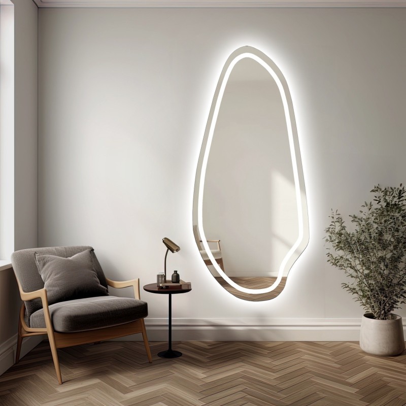 Organische spiegel met verlichting - JASPIS LED II