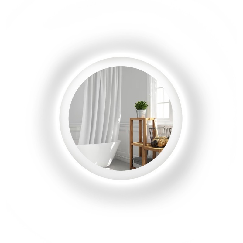 Ronde badkamerspiegel met CAPELLA LED verlichting