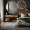 Set van ronde badkamerspiegels met verlichting - SET VAN CIRKELS LED
