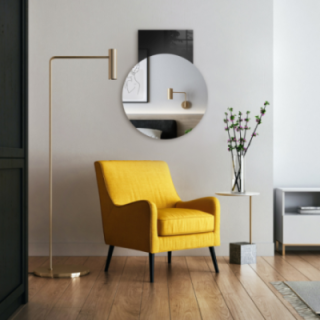 Decoratieve ronde spiegel - DENAR