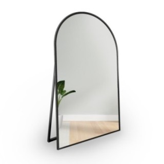Half-ovale staande spiegel in MDF SLIM lijst - DOMI STAAND