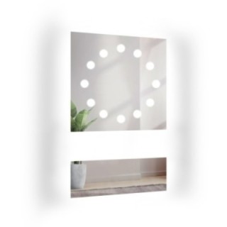 Kaptafel spiegel in twee delen met verlichting - HOLLYWOOD GLAM LED
