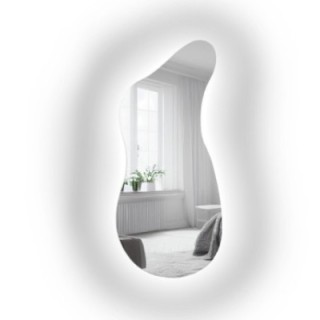 Organisch gevormde spiegel met verlichting - ANGELIT II LED