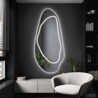 Organische spiegel met verlichting - JASPIS LED III