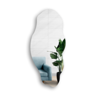 Decoratieve spiegel met een organische vorm - LOLIT