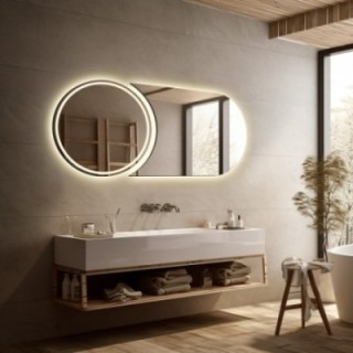 Moderne badkamerspiegel met verlichting - APOLLO LED II