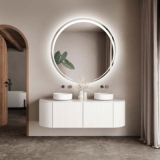 Ronde badkamerspiegel met verlichting - NELA LED