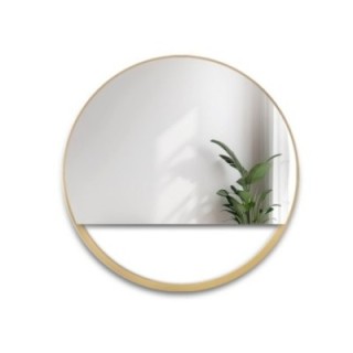 Ronde spiegel in goud MDF SLIM lijst met vrije ruimte - OLENA