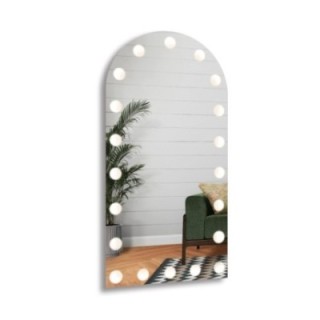 Half-ovale spiegel met verlichting - OSLO LED