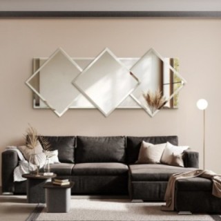 Decoratieve afgeschuinde spiegel - OXANA