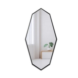 Decoratieve spiegel met scherpe organische vorm in lijst - RIOLIT IN FRAME