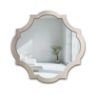 Wandspiegel in retro stijl in lijst - SKARLET