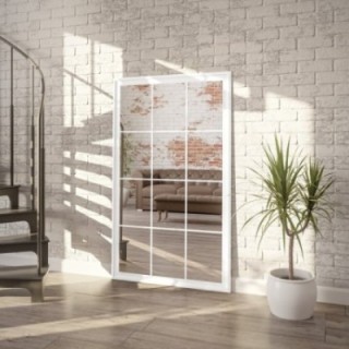 Loftspiegel met zwart frame – TELIMENA – frame in een kleur naar keuze