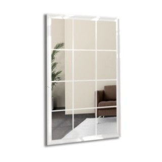 Loftspiegel met zwart frame – TELIMENA – frame in een kleur naar keuze