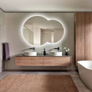 Set badkamerspiegels met verlichting - UNIVERSE LED
