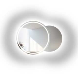 Set gezandstraalde badkamerspiegels met verlichting - UNIVERSE LED III