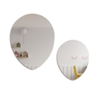 Set decoratieve spiegels voor de kinderkamer - BALLONNETJES