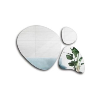 Set van drie onregelmatig gevormde spiegels - FLORA