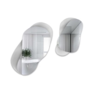 Decoratieve spiegels op ornamentglas Master Point - LUXORA GRAVELO