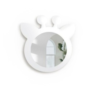 Decoratieve wandspiegel voor een kind in een mdf lijst - GIRAF