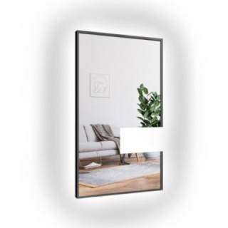 Moderne omkaderde spiegel met kastuitsparing met LED-verlichting 1503