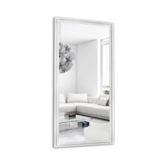 Glamour spiegel in rijke witte lijst - 6004004
