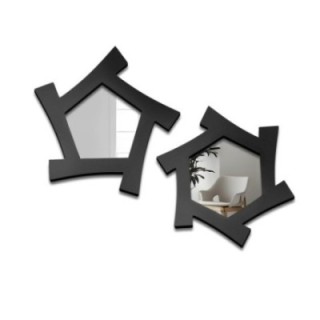 Set decoratieve spiegels in MDF lijst - SENS - lijstkleur naar keuze