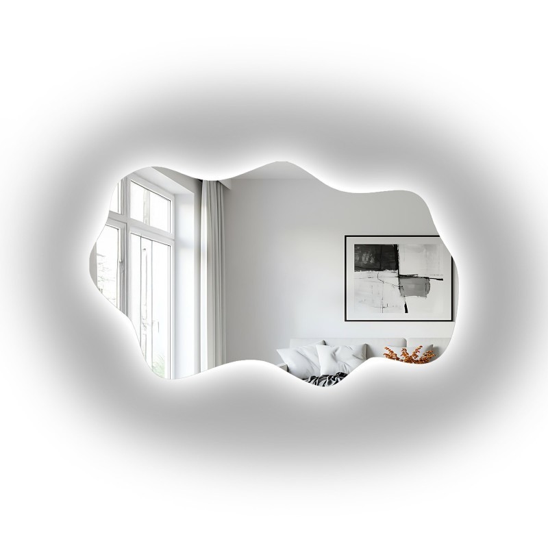 Organische spiegel met verlichting - LULLABY LED