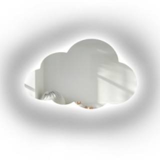 Spiegel voor kinderkamer wolk met verlichting - CLOUD LED