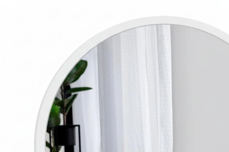 Decoratieve lijst wit lacobel