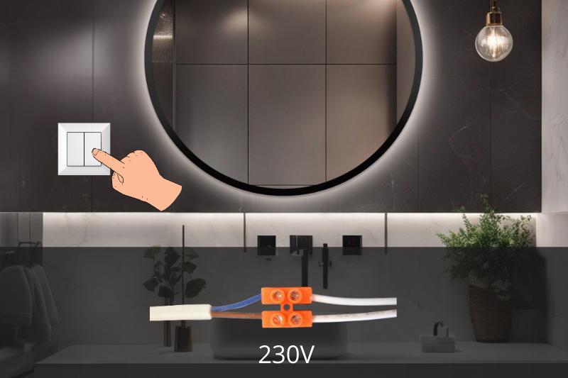 Direct op 230V kabel
