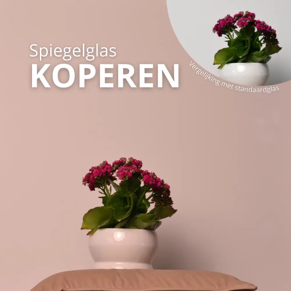 Koper spiegelglas
