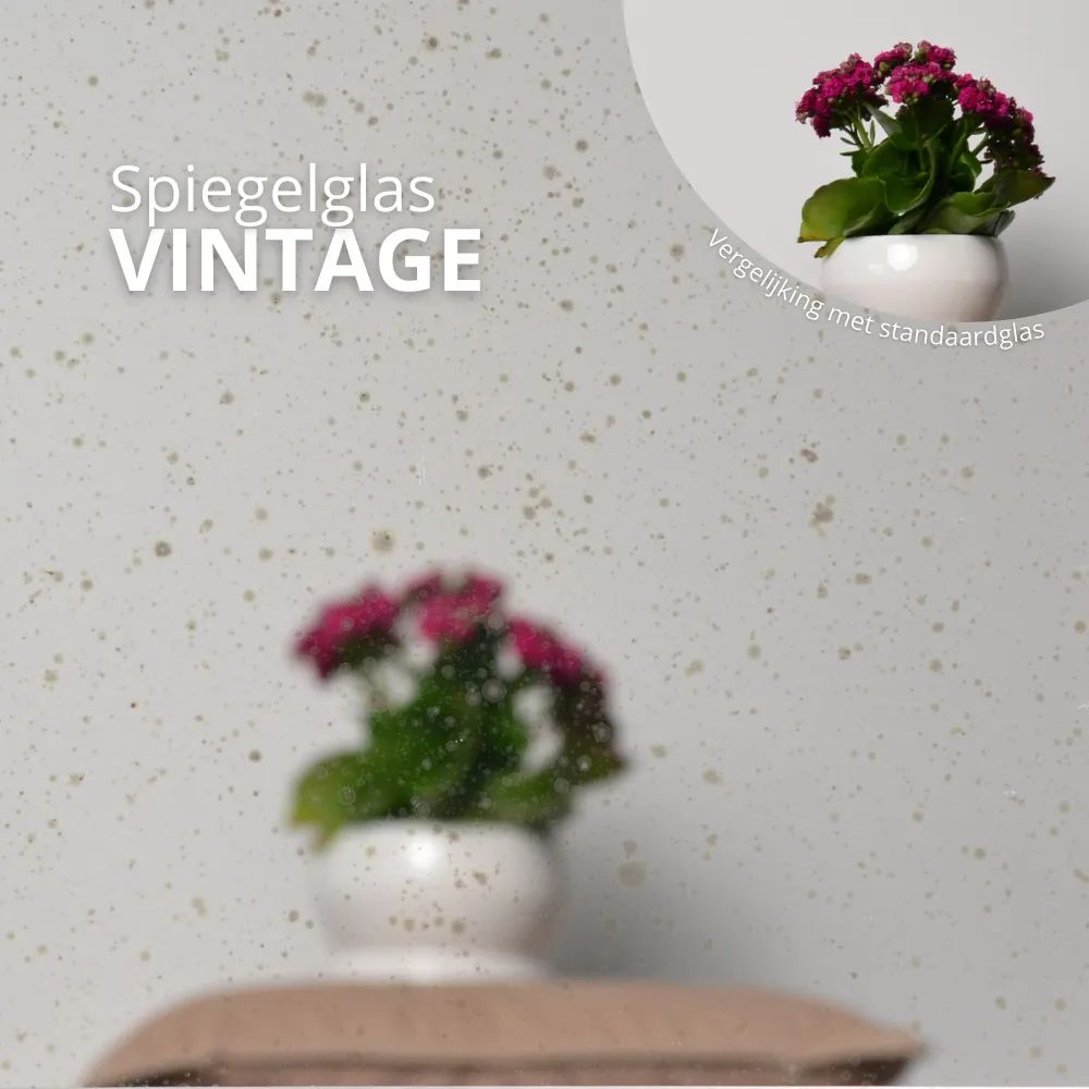 Verouderd spiegelglas VINTAGE